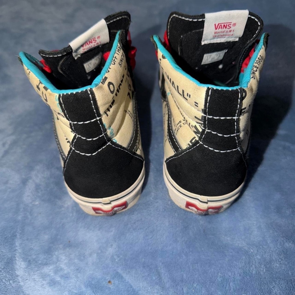 Vans "Old Skool" Otw Sk8 Hi Flame Shoes men size 5.5 - Picture 4 of 7